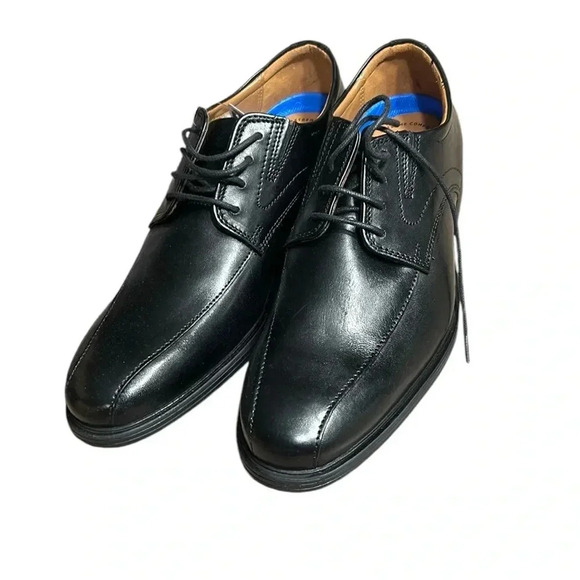 Clark’s Whiddon Pace NEW men size 8M OXFORD black leather shoes ,extreme comfort - Picture 4 of 13